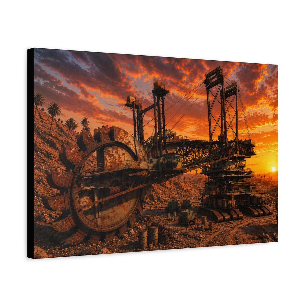 The Excavator - Premium Canvas