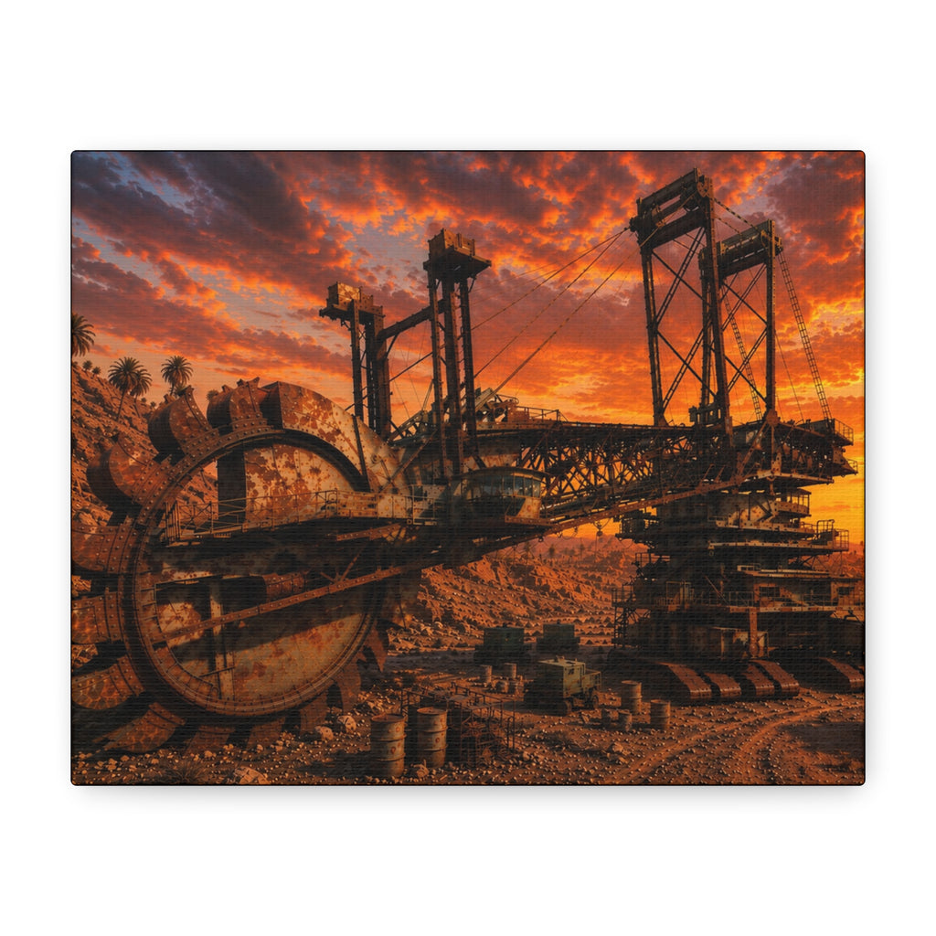 The Excavator - Premium Canvas
