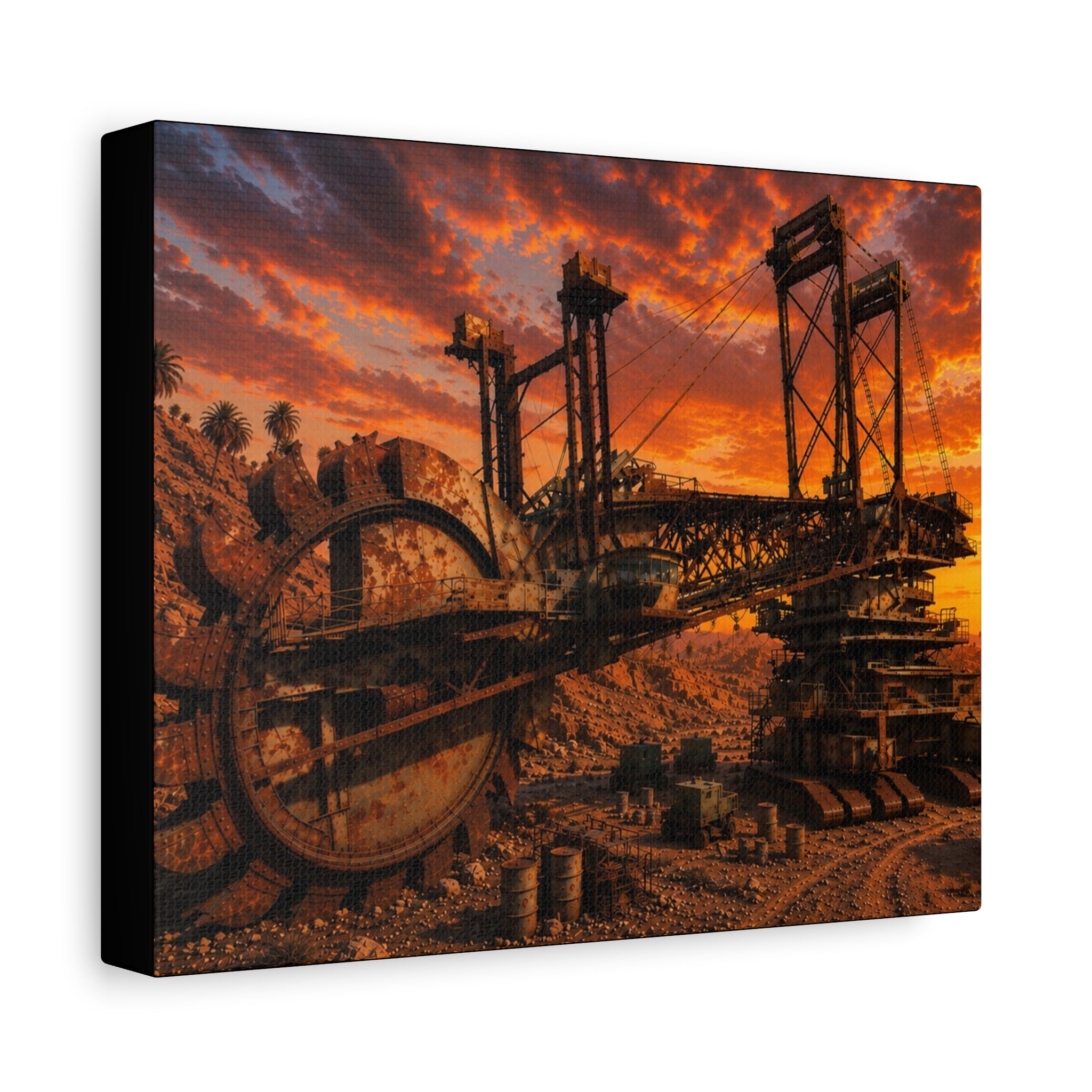 The Excavator - Premium Canvas