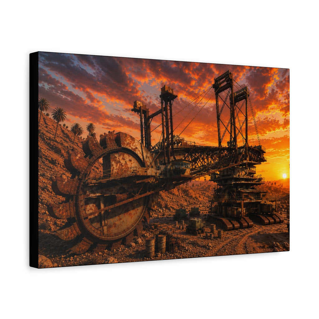 The Excavator - Premium Canvas